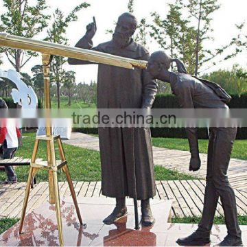 person/antique bronze sculpture