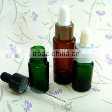 5ml,10ml,15ml,20ml,30ml,50ml,100ml green essential oil glass bottle