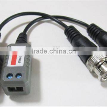 10x CCTV Camera Black Passive Video Balun Accessories Transceiver BNC Connector Coaxial Cable