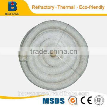 Refractory Insulation Round Braided Ceramic Fiber Rope