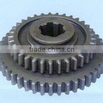 Double spur gear with keyway made in china