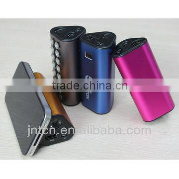 6000/6600/7800/8400mAh high capacity rechargeable Triangle power bank source with sucker for Smart phone MP014