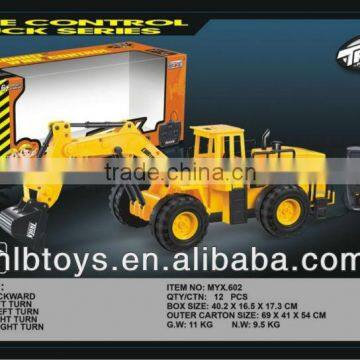 2013 New item,6CH RC construction truck,rc truck with music and lights