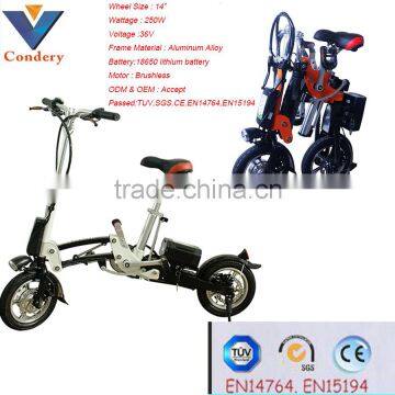 e-Bike Electric Bike Battery Folding electric bicycle China EN15194