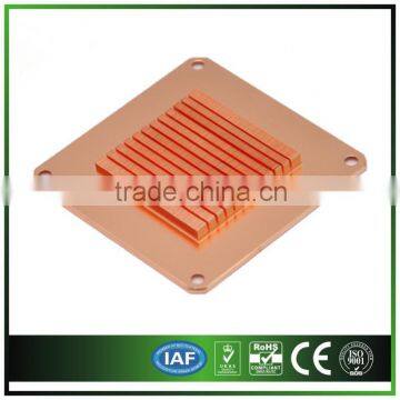 Ultra-thin 0.15mm fin copper heat sink for water cooling systerm