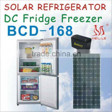 BCD-168 DC12/24V Solar Refrigerator Freezer 168L