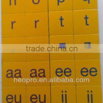 magnetic paper for alphabet