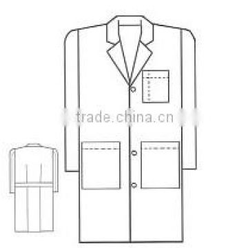 Lab medical coat White