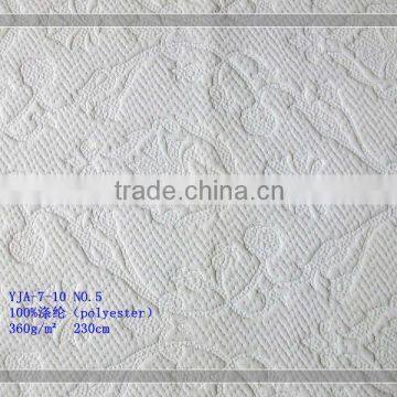 100%polyesterdouble knitting fabric jacquard for mattress