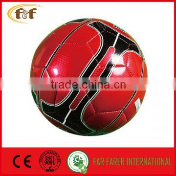 Different leather Soccer ball / football with games darts pattern