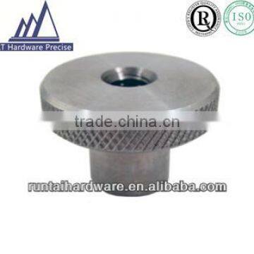 stainless steel knurled ring nut, OEM orders are accepted