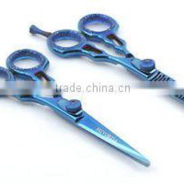 High Quality !!! Professional Stainless Steel Barber Shop Scissors Set / best barber scissors for factory price