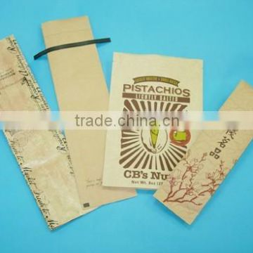 Kraft Tin Tie Paper Bags with window