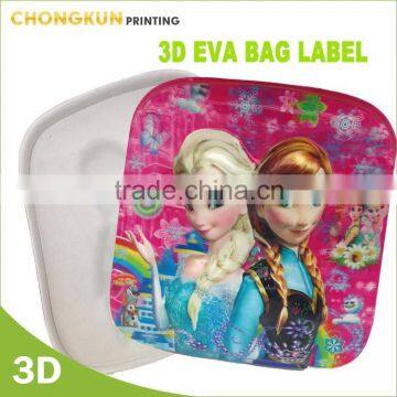 Lovely cheap sticker eva material for school bag