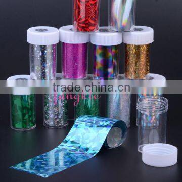 Hotselling nail art foil paper plastic nail foil transfer