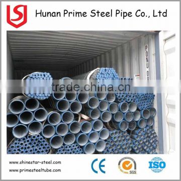 Galvanized ERW Steel Pipe / Steel Tube with plastic ends