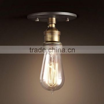 glass suspended vintage edison light buld ceiling light