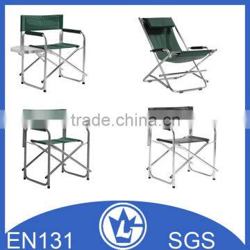 Aluminium Foldable Director's Chair with side table