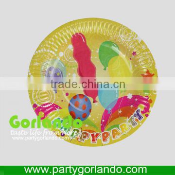 Disposable Heavy Duty Customerized Paper Plates