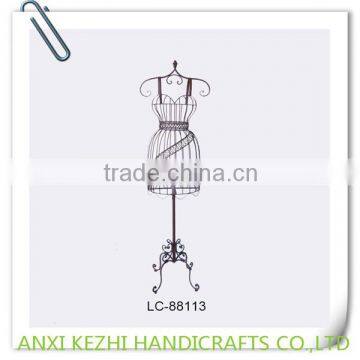 KZ8-06070 Modern Wrought Iron Metal Cloth Standing Model Coat Rack photo-3