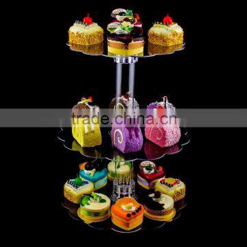 3 Tier Clear Acrylic Cupcake Cake Centerpiece Stand Weddings Baby Shower Party