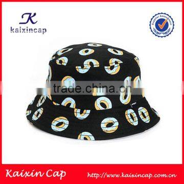 bucket hat blue orange