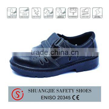 hot weather used brown steel toe summer safety sandal /shoes from China 9014