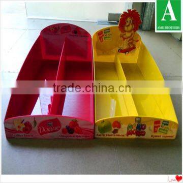 Customized plastic blister flocking blister package tray for wine bottle