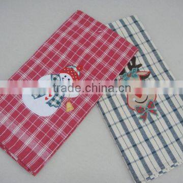 red check tea towel big size cleaning towel dish towel