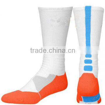 Hot sale athletic sporty custom basketball socks