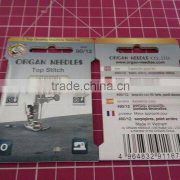 ORGAN Domestic Sewing Needles 130/705H Top Stitch Especially Good For Back Stitch Decorative Stitch 80/12 1lot =5pcs photo-2