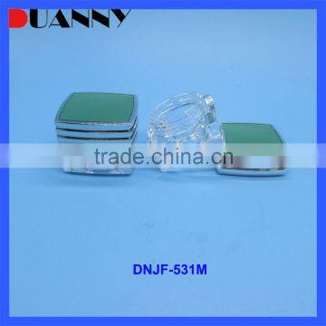 Acrylic Packaging Cosmetic Clear Face Cream Jar Square For Skincare