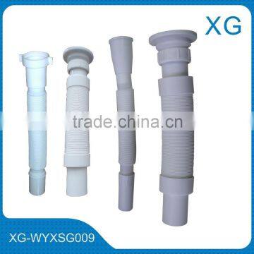 Kitchen sink drain pipe/Plastic flexible sewer tube/wash basin drain hose for India market