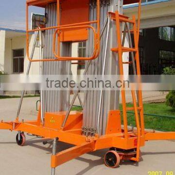 2 posts 8m aluminum alloy aerial working platform