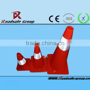 RSG Best price and good quality Flexible Wider PVC Traffic Cone