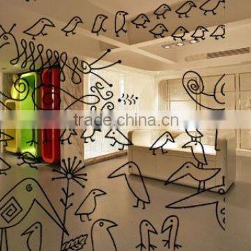 PET Egyptian Pattern Printing Film Similar to 3M Window Film