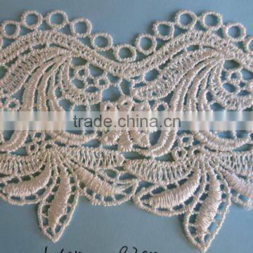 HOT ! High quality new design africa water soluble lace trim