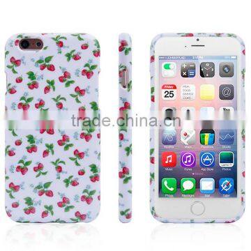 colorful soft tpu case for apple iphone 6, flower design tpu case,welcome OEM/ODM