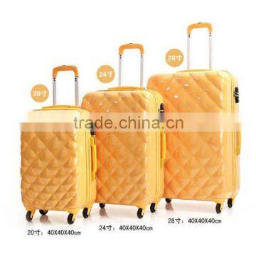 ABS PC Travel Suitcase 3PCS Trolley Luggage Bag with TSA