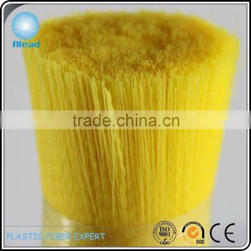 Shiny Yellow Crimped PP Synthetic Bristle for Clothes Washing Brush or Shoe Brush photo-3