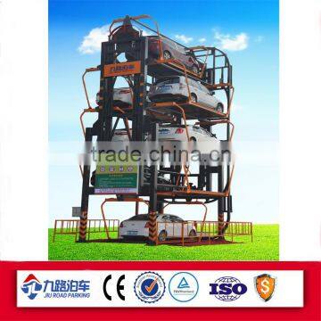 Robtic rotated multi-level parking system