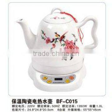 Keep-warm ceramic electric kettle