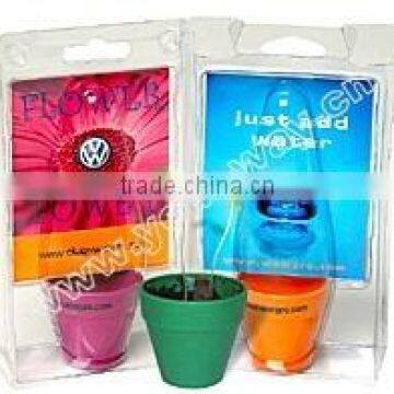 Mini flower(degradable pot),novelty gift,promotion product