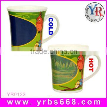 Manufacturer Wholesales Horn Shape Color Changing Mugs