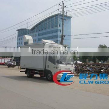 YUEJIN 4X2 china refrigerated van truck