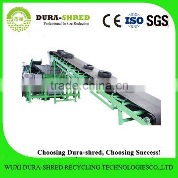 Dura-shred American standard waste tyer recycling machine for sale
