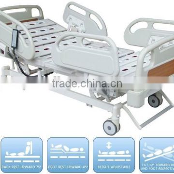 China manufacture Emergency ICU bed adjustable hospital electric bed