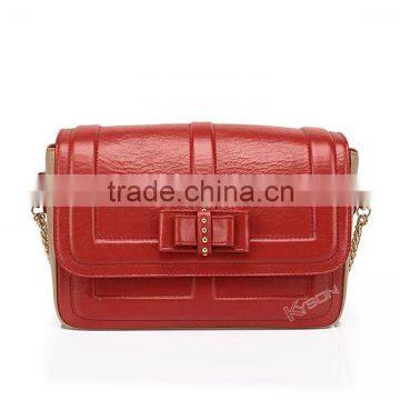 Factory customized ladies fashion genuine leather good china wholesale handbags