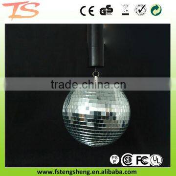 Wedding centerpiece rotating disco mirror ball with battery motor