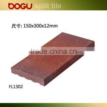 100x200mm clay floor tile/red clay brick floor tile